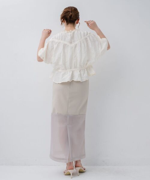 kivi（キヴィ）の「wrinkles blouse（シャツ/ブラウス・レディース・ブラック/ナチュラル/ピンク・FREE）」の7枚目の写真