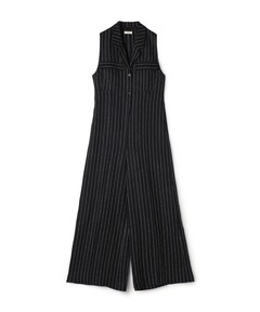 セール】Stripe Zip Combinaison（つなぎ/オールインワン）｜TODAYFUL