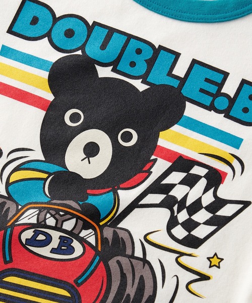 DOUBLE_B（ダブルビー）の「『DBレーシング』半袖Ｔシャツ（Tシャツ/カットソー・キッズ・パープル/カーキ・100cm/120cm/130cm/80ｃｍ/90cm/110cm）」の7枚目の写真