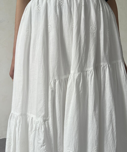 Chez toi(シェトワ)の「レーススカート(スカート・レディース・ブラック/ホワイト・FREE)」の13枚目の写真