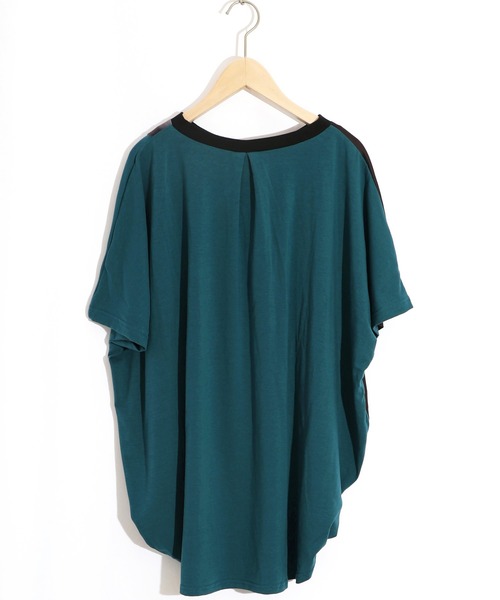 ♦︎新品♦︎MARECHAL TERRE♦︎ コクーン配色デザインチュニック♦︎ MARECHAL TERRE コクーンチュニック | meme by clothes closet