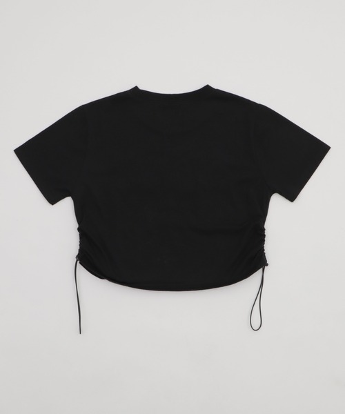 WEGO(ウィゴー)の「WEGO/グラフィックサイドドロストショートT(Tシャツ/カットソー・レディース・ホワイト/ブラック・FREE)」の19枚目の写真
