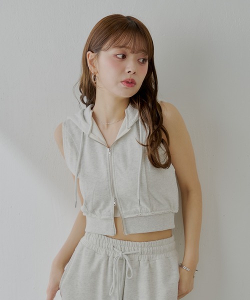 ノースリフードパーカー（Tシャツ/カットソー）｜Chico（チコ