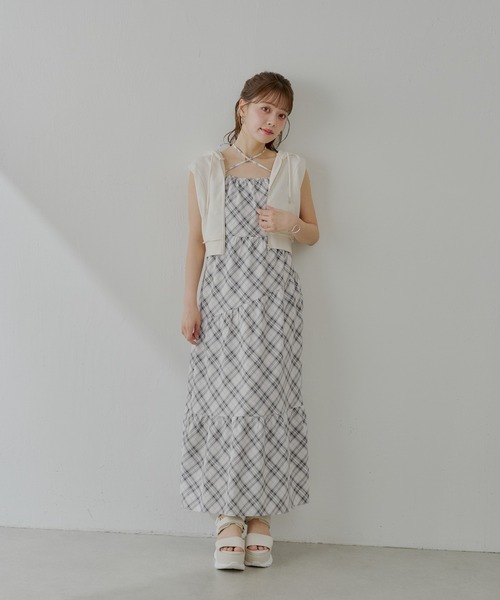 Chico（チコ）の「ノースリフードパーカー（Tシャツ/カットソー・レディース・グレー/オートミール/ホワイト・FREE）」の17枚目の写真