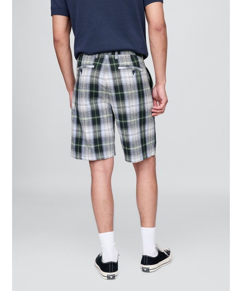 【M】MALBON ショートパンツとシャツセット Gap × Malbon 9.5インチ プリーツ バギーショートパンツ（その他
