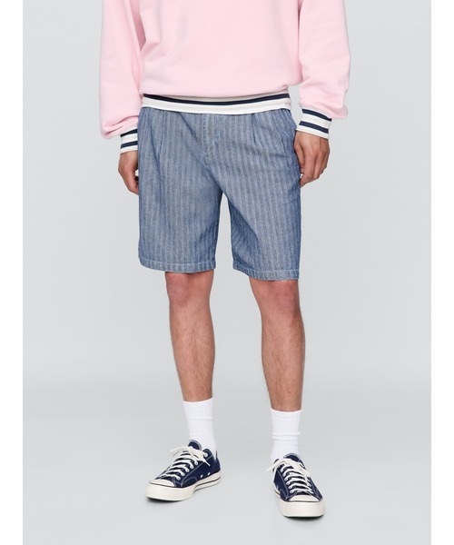 Gap × Malbon 9.5インチ プリーツ バギーショートパンツ（その他