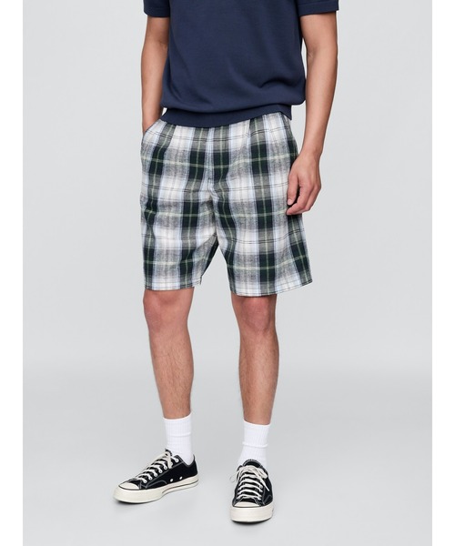 Gap × Malbon 9.5インチ プリーツ バギーショートパンツ（その他