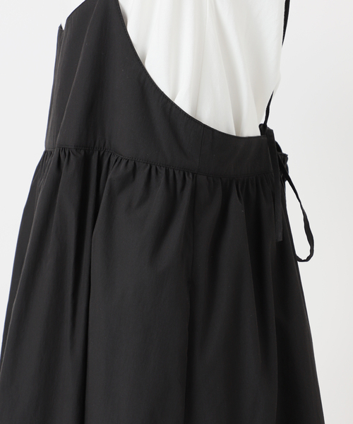 JOURNAL STANDARD relume（ジャーナルスタンダード　レリューム）の「［2枚セット］フレンチスリーブT付きバルーンキャミワンピース（ワンピース・レディース・ブラック/チャコールグレー・FREE）」の15枚目の写真