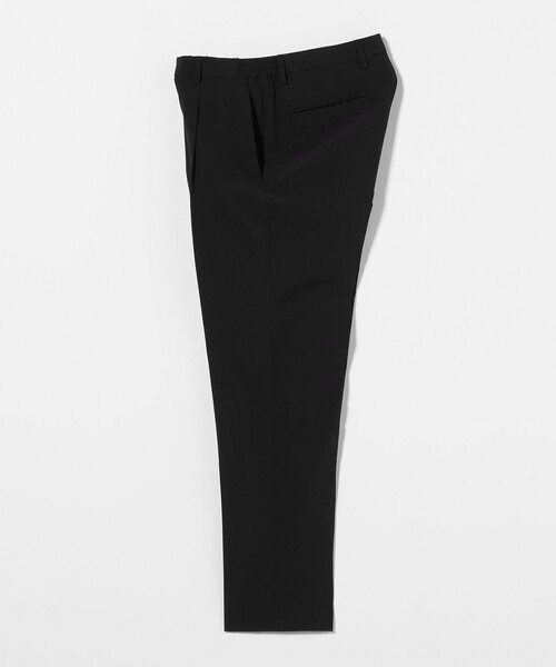 UNITED ARROWS（ユナイテッドアローズ）の「テック タフタ サイドシャーリング 1プリーツ スラックス UA COZY ‐ウォッシャブル ストレッチ(タテ) 接触冷感 防しわ‐（スラックス・メンズ・ブラック・S/L/XXL/M/XL）」の7枚目の写真