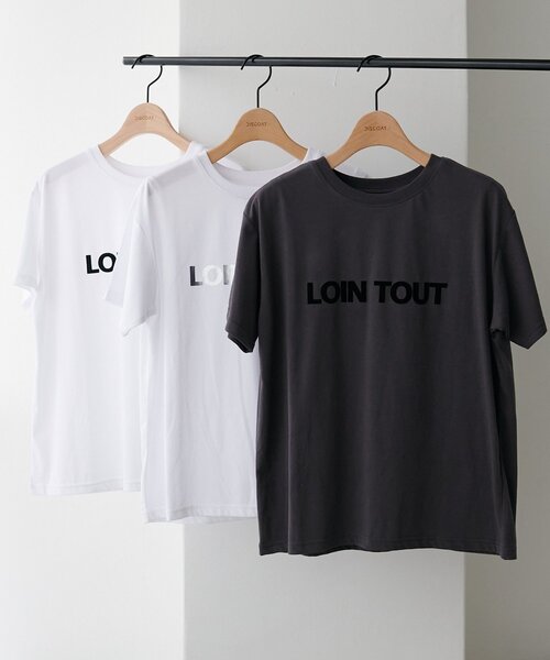 DISCOAT（ディスコート）の「シンプルロゴTシャツ（Tシャツ/カットソー・レディース・ホワイト/チャコールグレー/オフホワイト・FREE）」の18枚目の写真
