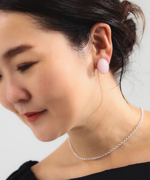 Demi-Luxe BEAMS（デミルクス ビームス）の「【1/1値下げ】ジェムストーン イヤリング .M（イヤリング・レディース・イエロー/ブルー/ピンク・ONE SIZE）」の3枚目の写真