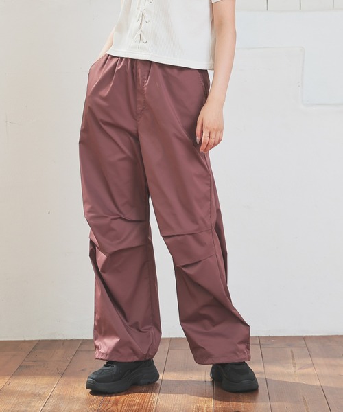 Honeys(ハニーズ)の「パラシュートパンツ(その他パンツ・レディース・グレー/ブラウン/ブラック/カーキ・M/SS/S/L)」の9枚目の写真