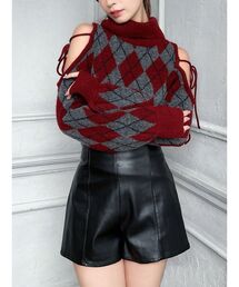 ハイウエストショートパンツ