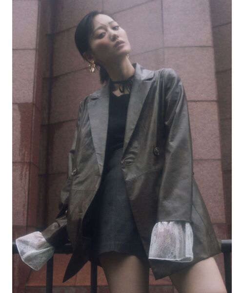 RESEXXY（リゼクシー）の「ハイウエストショートパンツ（その他パンツ・レディース・チャコールグレー/ブラック/ベージュ・FREE）」の16枚目の写真