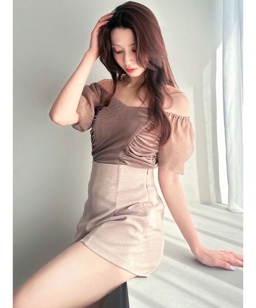 RESEXXY（リゼクシー）の「ハイウエストショートパンツ（その他パンツ・レディース・チャコールグレー/ブラック/ベージュ・FREE）」の19枚目の写真