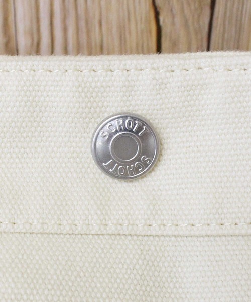 schott（ショット）の「NEWSPAPER BAG（ショルダーバッグ・メンズ・キナリ/ブラック・FREE）」の7枚目の写真