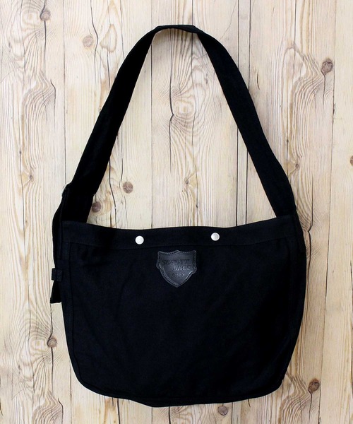 schott（ショット）の「NEWSPAPER BAG（ショルダーバッグ・メンズ・キナリ/ブラック・FREE）」の12枚目の写真