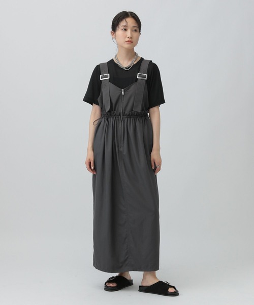 【310企画】ジャンスカ　ベージュ　完売品　レプシィム　試着のみ 310 企画 ジャンスカ レプシム LEPSIM 新品未使用 タグ付き