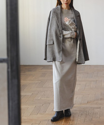 GREYCHORD | 《NOBLE別注》GREYCHORD/グレーコード タックギャザーワンピース(ワンピース)