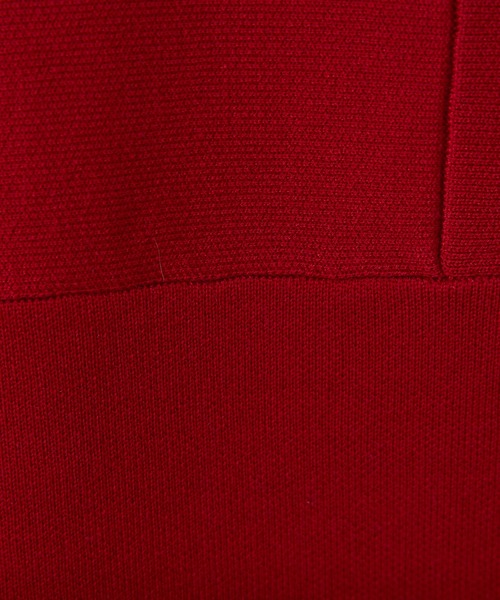 COLLAGE GALLARDAGALANTE（コラージュガリャルダガランテ）の「スウェットライクラウンドヘムニット（ニット/セーター・レディース・ライトグレー/ブラック/レッド/パープル/ベージュ/ネイビー/オフホワイト・FREE）」の17枚目の写真