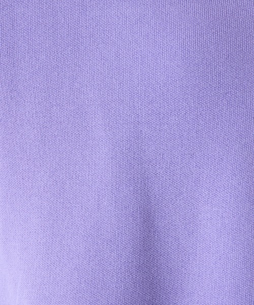 セール】スウェットライクラウンドヘムニット（ニット/セーター