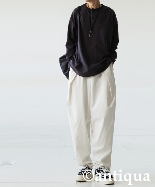 antiqua（アンティカ）の「デザインテーパードパンツ（その他パンツ・レディース・ブラック/グレー/オフホワイト・LARGE/MEDIUM）」の11枚目の写真