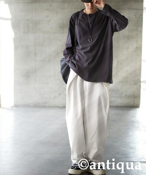 antiqua（アンティカ）の「デザインテーパードパンツ（その他パンツ・レディース・ブラック/グレー/オフホワイト・LARGE/MEDIUM）」の9枚目の写真