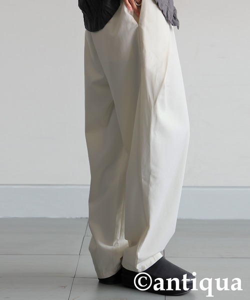 antiqua（アンティカ）の「デザインテーパードパンツ（その他パンツ・レディース・ブラック/グレー/オフホワイト・LARGE/MEDIUM）」の5枚目の写真