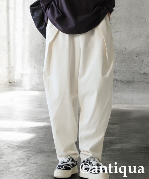 antiqua（アンティカ）の「デザインテーパードパンツ（その他パンツ・レディース・ブラック/グレー/オフホワイト・LARGE/MEDIUM）」の8枚目の写真