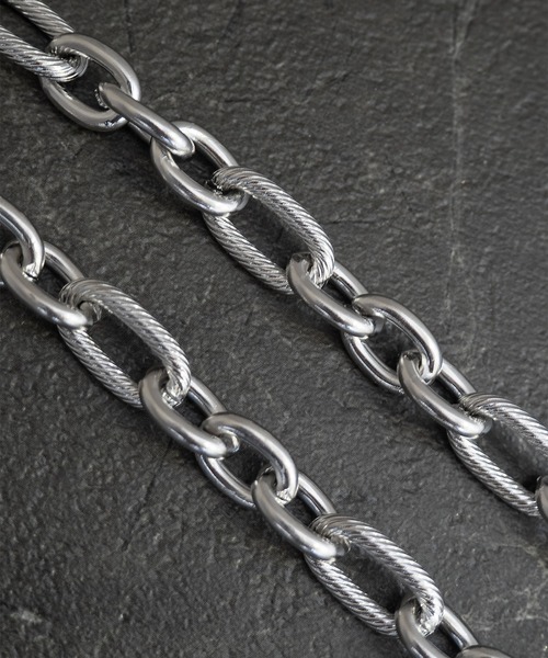 SBG（エスビー）の「インフルエンサー ひろ × SBG ミックスアズキチェーンネックレス（ネックレス・メンズ・シルバー・FREE）」の5枚目の写真