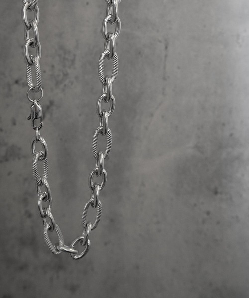 SBG（エスビー）の「インフルエンサー ひろ × SBG ミックスアズキチェーンネックレス（ネックレス・メンズ・シルバー・FREE）」の3枚目の写真