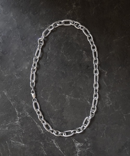 SBG（エスビー）の「インフルエンサー ひろ × SBG ミックスアズキチェーンネックレス（ネックレス・メンズ・シルバー・FREE）」の4枚目の写真