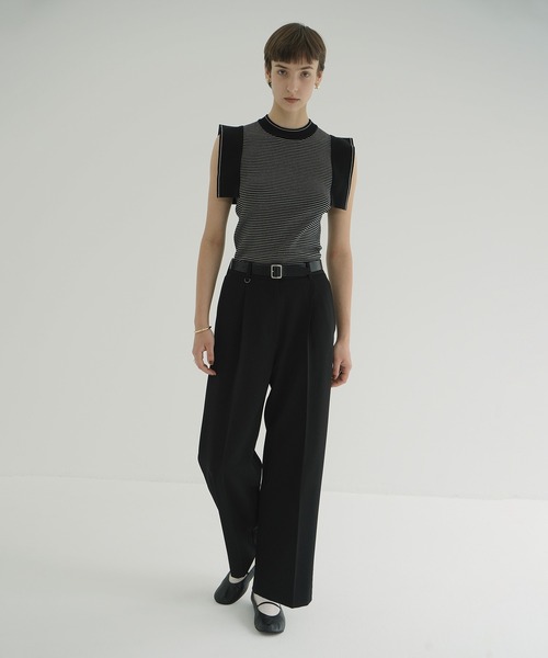 SQUARE SLEEVE KNIT TOPS（その他トップス）｜CLANE（クラネ）の