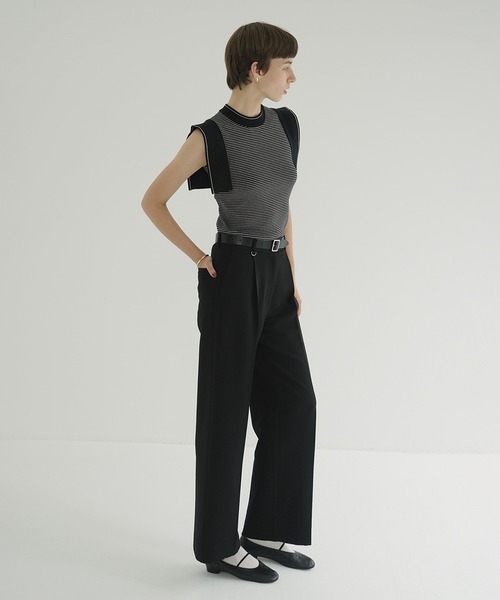 CLANE(クラネ)の「SQUARE SLEEVE KNIT TOPS(その他トップス・レディース・ホワイト/その他/チャコールグレー/その他1・1/2)」の15枚目の写真