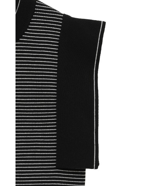 トップス CLANE SQUARE SLEEVE KNIT TOPS CLANE - スクエアスリーブニットトップス - SQUARE SLEEVE KNIT