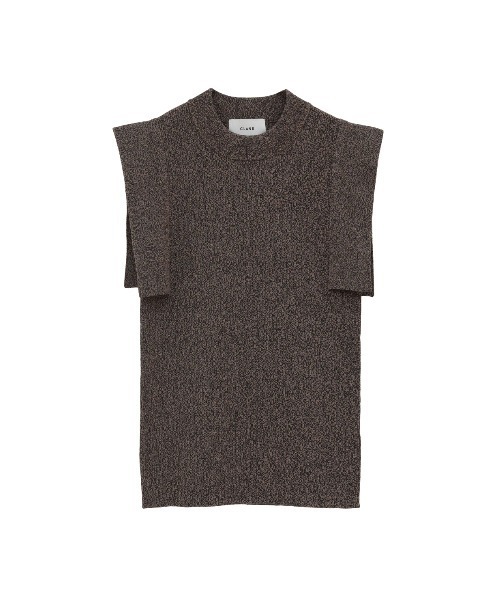 SQUARE SLEEVE KNIT TOPS（その他トップス）｜CLANE（クラネ）の
