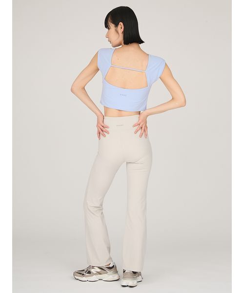 emmi(エミ)の「サステナレッチUnity フレアパンツ(その他パンツ・レディース・ライトグレー/ブラック/ブラウン・0/1)」の18枚目の写真