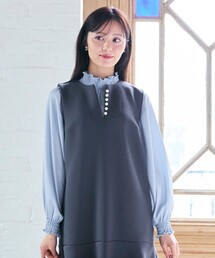 Feroux（フェルゥ）の「【WEB一部店舗限定】スタンドネック ブラウス（シャツ/ブラウス）」