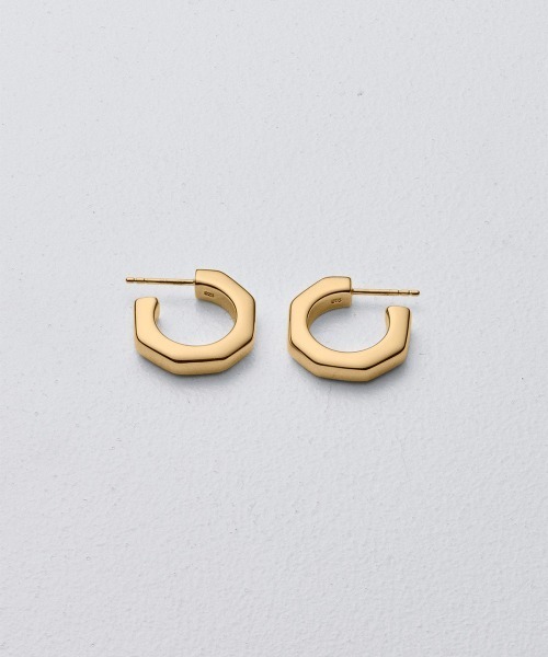 Plane Tree Hoop Earrings（ピアス（両耳用））｜Fauvirame