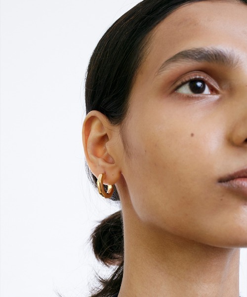 Plane Tree Hoop Earrings（ピアス（両耳用））｜Fauvirame