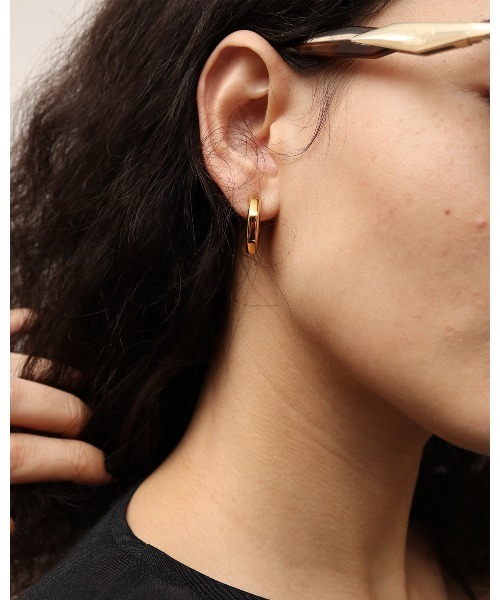 Plane Tree Hoop Earrings（ピアス（両耳用））｜Fauvirame