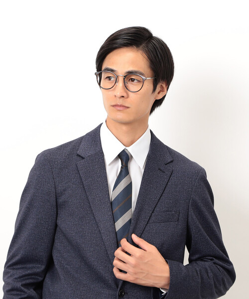 COMME CA ISM(コムサイズム)の「クラシック レジメン柄 ネクタイ(ネクタイ・メンズ・オリーブ/ダークブラウン/ネイビー・FREE)」の1枚目の写真