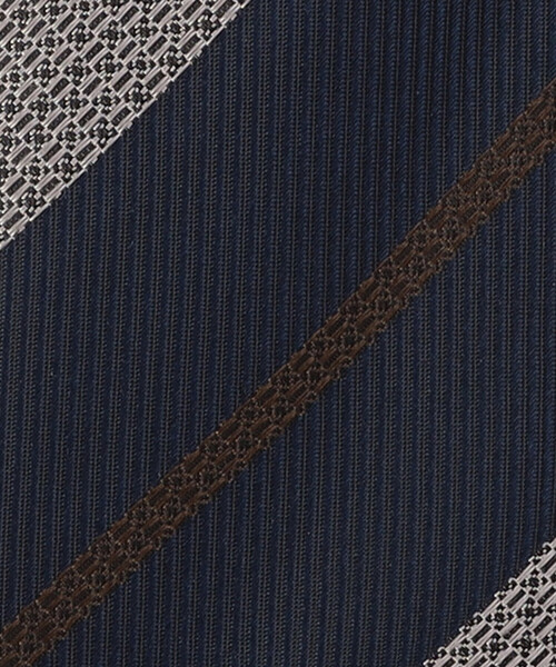 COMME CA ISM(コムサイズム)の「クラシック レジメン柄 ネクタイ(ネクタイ・メンズ・オリーブ/ダークブラウン/ネイビー・FREE)」の11枚目の写真