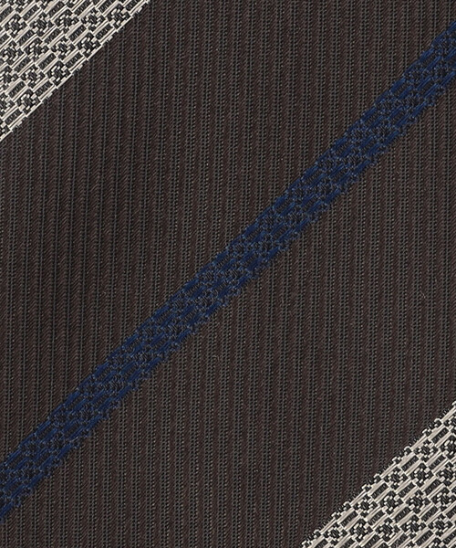 COMME CA ISM(コムサイズム)の「クラシック レジメン柄 ネクタイ(ネクタイ・メンズ・オリーブ/ダークブラウン/ネイビー・FREE)」の12枚目の写真