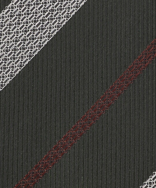 COMME CA ISM(コムサイズム)の「クラシック レジメン柄 ネクタイ(ネクタイ・メンズ・オリーブ/ダークブラウン/ネイビー・FREE)」の13枚目の写真