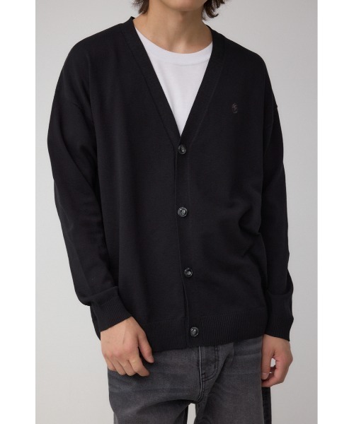 AZUL by moussy（アズールバイマウジー）の「格上げ コンフォータブルカーディガン（カーディガン/ボレロ・メンズ・ブラック/ブルー系その他3/オフホワイト・MEDIUM/LARGE）」の3枚目の写真