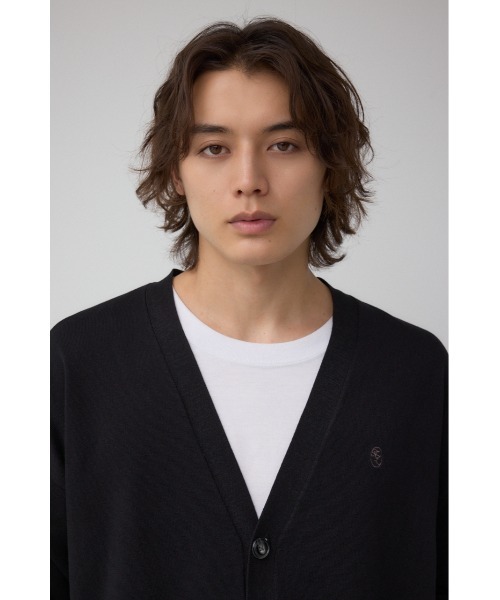 AZUL by moussy（アズールバイマウジー）の「格上げ コンフォータブルカーディガン（カーディガン/ボレロ・メンズ・ブラック/ブルー系その他3/オフホワイト・MEDIUM/LARGE）」の15枚目の写真