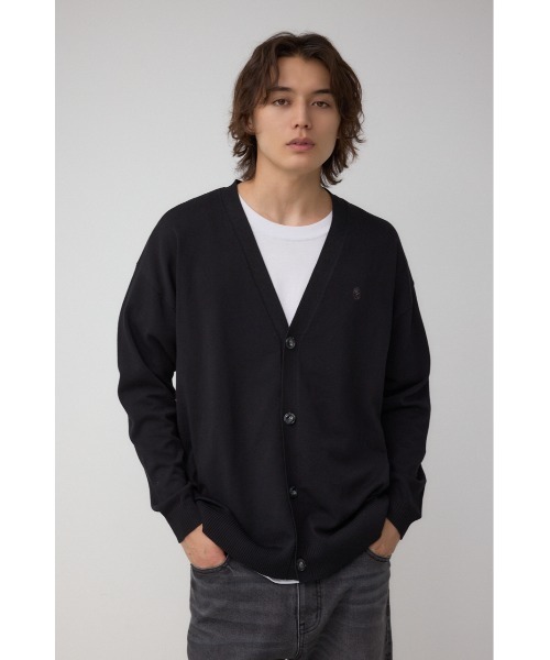 AZUL by moussy（アズールバイマウジー）の「格上げ コンフォータブルカーディガン（カーディガン/ボレロ・メンズ・ブラック/ブルー系その他3/オフホワイト・MEDIUM/LARGE）」の16枚目の写真