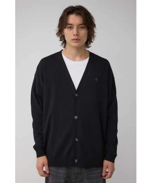 AZUL by moussy（アズールバイマウジー）の「格上げ コンフォータブルカーディガン（カーディガン/ボレロ・メンズ・ブラック/ブルー系その他3/オフホワイト・MEDIUM/LARGE）」の18枚目の写真