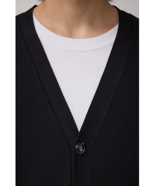 AZUL by moussy（アズールバイマウジー）の「格上げ コンフォータブルカーディガン（カーディガン/ボレロ・メンズ・ブラック/ブルー系その他3/オフホワイト・MEDIUM/LARGE）」の21枚目の写真